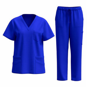 Uniformes Médicos al por Mayor para Hospitales y Clínicas Dentales, Ropa Quirúrgica para Doctores, Uniformes Médicos Unisex de Manga Corta, Conjuntos de Uniformes Médicos Elásticos Talla XL - Product Image 5