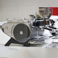Máquina de Café Espresso Semiautomática Profesional Italiana de 2 Grupos para Cafetería