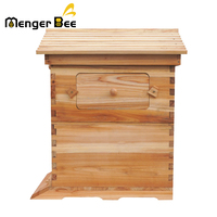Matériel d'apiculture Prix usine Nouvelle ruche à miel à flux automatique 7 cadres en bois de sapin enduits de cire à flux automatique à queue d'aronde