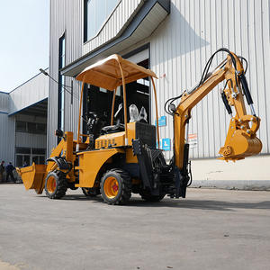Сертифицированный CE мини-трактор экскаватор-погрузчик мини-трактор с экскаватором и фронтальным погрузчиком - Product Image 5