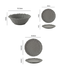 Service de table en porcelaine fine style américain, couleur crème élégante, pour fêtes, haute qualité, fait main, écologique, compatible lave-vaisselle, collection 2026 AZ - Product Image 2