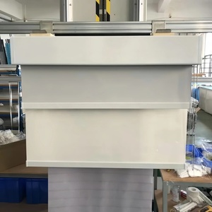 Hai-in-một kép vải màu Rèm ngày và đêm cơ giới Polyester Sheer hoặc tắt chức năng kép Con lăn Màu - Product Image 4