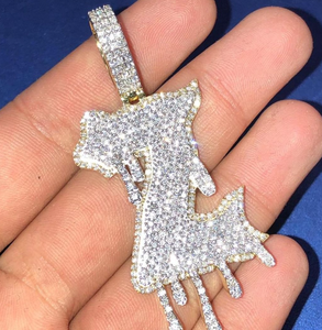 Pass <strong>Diamond</strong> <strong>Tester</strong> Hip Hop Fine Jewelry S925 Vvs <strong>Moissanite</strong> <strong>Diamond</strong> Iced Out Custom <strong>Moissanite</strong> Pendant Hiphop - Product Image 6