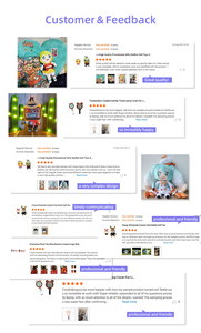 Peluche giocattolo di peluche personalizzato con borsa portachiavi in peluche personalizzato - Product Image 5