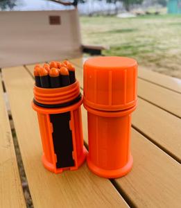 20 fiammiferi a lunga durata antivento per kit di sopravvivenza, escursionismo, campeggio, bushcraft, sopravvivenza all'aperto - Product Image 5
