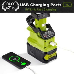 <span class=keywords><strong>RYobi</strong></span> 18V alimenté par batterie 30W projecteur 2400LM LED Clip de travail lumière pour réparation de voiture Camping travail d'urgence électronique grand public - Product Image 5