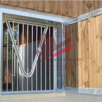 Fenêtres d'écurie de cheval de sécurité-verre trempé et joints en caoutchouc inclus