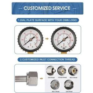 <span class=keywords><strong>Argon</strong></span> điều chỉnh Tig thợ hàn MIG hàn Co2 lưu lượng kế 10-60scfh 0-4000psi đo áp suất cga580 đầu vào - Product Image 3