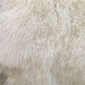 Rifinitura con collo di pelliccia di agnello mongoliano e ricci tibetani - Product Image 6