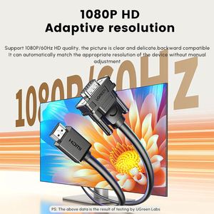 UGREEN Cable HD MI a VGA 1080P, Cable Convertidor de Vídeo Macho a VGA Macho M/M, Adaptador VGA - Product Image 2