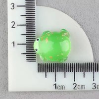 Charmes en résine DIY de couleur gelée de dessin animé mignon, animaux marins artificiels à dos plat, accessoires pour souvenirs