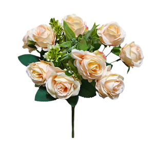 <span class=keywords><strong>Rose</strong></span> Artificiali in Seta, Mazzo Mini Profumato a 10 Fiori, Bouquet di Piccoli Fiori Bestseller per Casa, Matrimoni e Natale - Product Image 6