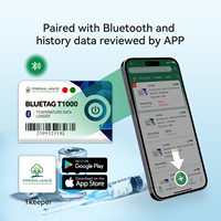 BlueTag T1000 Enregistreur de données de température Bluetooth 5.2, 65 000 lectures, rapport PDF CSV pour la surveillance du processus de pasteurisation alimentaire