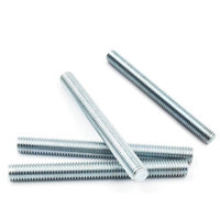 Fixations standard prix d'usine en acier au carbone A193 B7 B8 B8M goujon fileté galvanisé zingué DIN976