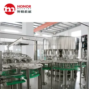 Long Standing Reputation 3-in-1 High Speed Automatic Juice Bottle Filling Packaging Production Line