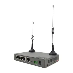 Enrutador inteligente Industrial M2M, 4g, móvil, VPN, módem con 4 puertos LAN serie RS232 RS485