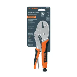 Truper 10 \ "Acero DIY Pinza Mango de vinilo Superficie de mandíbula dentada para corte Aplicación industrial Personalización OEM compatible - Product Image 3