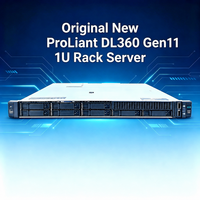 Serveur en rack 1U DL360 Gen11 pour le calcul en nuage, la virtualisation, les bases de données, l'IA, l'hébergement Web, serveur double Xeon Scalable DDR5 NVMe