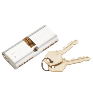 <span class=keywords><strong>Cilindro</strong></span> di Serratura Ovale OEM Popolare in Brasile 60-100mm <span class=keywords><strong>con</strong></span> 3 Chiavi, Grado di Sicurezza ANSI 1, Alta Qualità in Ottone Cromato Lucido - Product Image 3