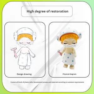 Custom PVC Blind Box bambola fatta a mano immagine IP aziendale in plastica morbida <span class=keywords><strong>cartone</strong></span> <span class=keywords><strong>animato</strong></span> giocattolo auto ornamenti con <span class=keywords><strong>personaggi</strong></span> congelati - Product Image 3