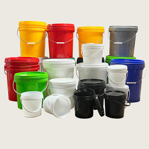 Wholesale 200ML-25L Square Plastic Buckets With Handle