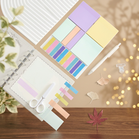 Notes autocollantes colorées personnalisées en PET de forme personnalisée pour les signets de marqueurs de page