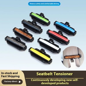 2 piezas de clip universal para cinturón de seguridad de coche, tope de cinturón de seguridad para aliviar el hombro y el cuello, clips para correas de coche - Product Image 2