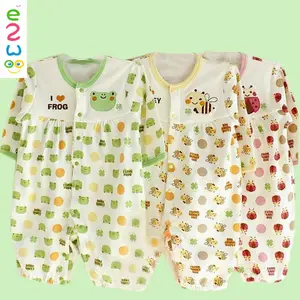Felt Animal Infant Clothes Suit Organic Cotton Newborn Baby Rompers For Wholesale