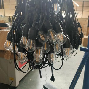<b>Led</b> <b>Light</b> Strings E27 10Lamp 10M Outdoor Waterproof For Camping Wedding Decoration 220V Glass Bulb Ceiling <b>Lights</b> - Product Image 1
