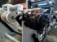 Machine d'impression flexographique à grande vitesse pour gobelets en papier et cartes, imprimante automatique 5 couleurs pour cartes, 120 m/min pour la production en masse
