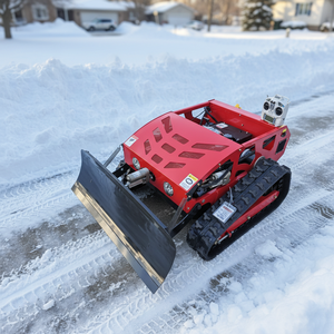Livraison rapide - Tondeuse à gazon à braquage zéro toutes saisons avec lame de poussée pour la coupe de l'herbe et le déneigement des allées - Product Image 2