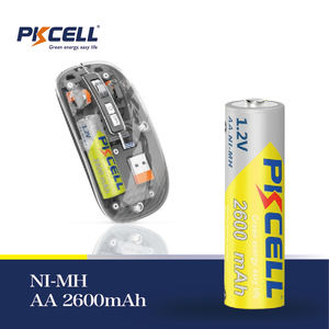 Аккумуляторы PKCELL NiMH AA, перезаряжаемые, 2600 мАч, цилиндрические, 1.2В, <span class=keywords><strong>Ni</strong></span>-<span class=keywords><strong>MH</strong></span> - Product Image 4