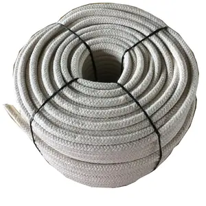 6mm cotton braided compound rope for clothes 100yards roll packing