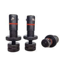 Goupille de serrage à boule et boulon de verrouillage pour soudage, longueur réglable, personnalisable OEM/ODM pour table de soudage (45 #   Acier au carbone noir)