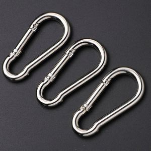 Spring Climbing Carabiner Snap <b>Hook</b> Custom Logo Nickel Material Eco-Friendly for Dog Bag Luggage Pet Collar Outdoor Activities - Product Image 3