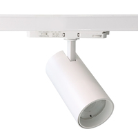 Luz de Riel LED TL402 de 24W, Reflector ALANOD, Ra≥90, UGR<19, DIP 3CCT 90 °   Lámpara de Techo Inclinable para Uso Comercial
