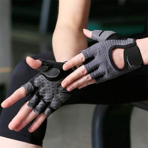 Yoga personnalisé sans doigts Gym Musculation Gants de musculation Femmes - Product Image 1