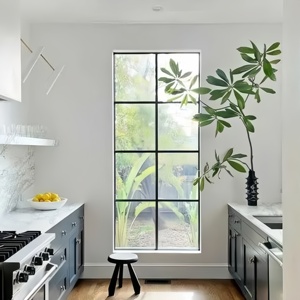 Customized Modern Design England Style Soundproof Tinted Glass Fixed Window with Aluminum Grills for Sale in Apartments - Product Image 5