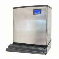 Machine à glaçons en cubes à haut rendement Carlos, refroidissement par air, contrôle LCD en option, pour hôtel, restaurant, bar