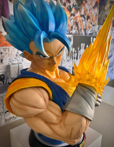 Statue Buste en Résine GK Super Saiyan Blue <span class=keywords><strong>Vegito</strong></span> à l'Échelle 1/1 pour Collection de Fans de Personnages d'Anime, Décoration d'Intérieur, Cadeau - Product Image 4