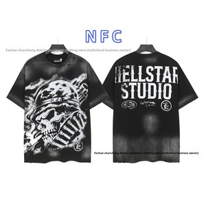 Nouvelle collection 2026 : T-shirt unisexe respirant à manches courtes, style hip-hop, avec logo imprimé numérique et lettres, de la marque américaine de mode transfrontalière Angel. - Product Image 1