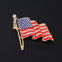 Épinglette drapeau USA pour célébration anniversaire