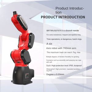 Robot Industrial Articulado de Seis Ejes ONA Bronte, Manipulador con Motor PLC, IP65, 7KG, Precisión en Paletización, Pulverización, Carga y Descarga - Product Image 2