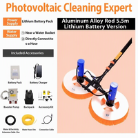 Robot de nettoyage solaire avec fonction de pulvérisation d'eau, robot de nettoyage domestique pour le nettoyage des fenêtres et des panneaux solaires