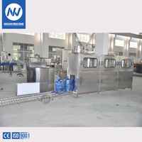 Ligne de production de machines de remplissage et d'embouteillage d'eau minérale NAVAN 19l 20 Ltr 5 Gallons
