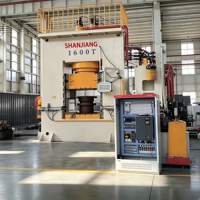 Presse hydraulique de 1500 tonnes avec moteur et pompe PLC pour le formage des métaux, le moulage composite et le façonnage de pièces lourdes