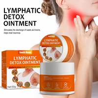 Vente en gros d'onguent détoxifiant lymphatique South Moon, chaud pour le cou, anti-gonflement, à base d'herbes, pansement lymphatique médical, relaxation corporelle, soins de santé