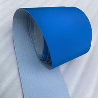 Courroie d'ascenseur tissée pleine en PVC bleu haute résistance pour usine de traitement des céréales