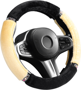 Funda Universal para <span class=keywords><strong>Volante</strong></span>, <span class=keywords><strong>Cubre</strong></span> <span class=keywords><strong>Volante</strong></span> Cosido a Mano, Fundas de <span class=keywords><strong>Volante</strong></span> <span class=keywords><strong>con</strong></span> Brillo - Product Image 5