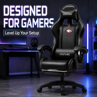 Chaise de jeu en cuir AOR au design industriel, inclinable, ergonomique pour la maison, le bureau, les cybercafés, vente en gros en usine